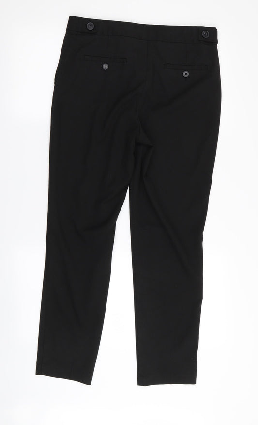 NEXT Womens Black   Trousers  Size 10 L28 in