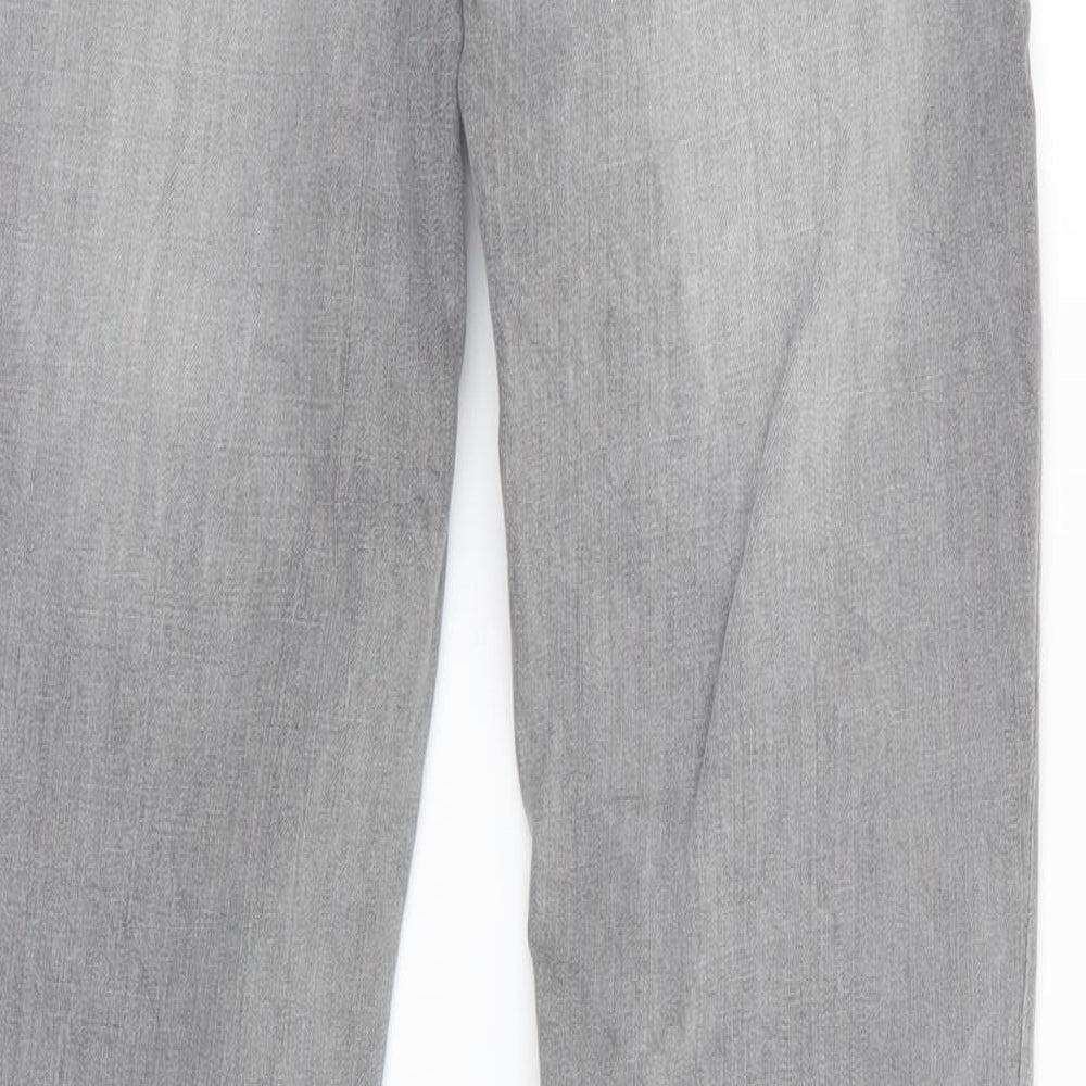Preworn Womens Grey   Straight Jeans Size 26 in L33 in