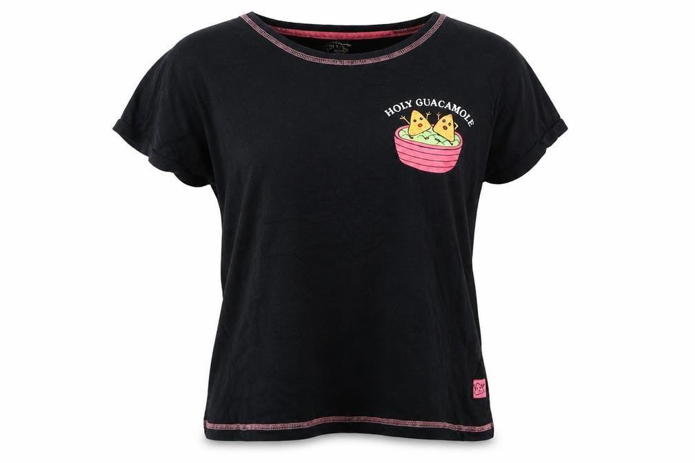 Primark Womens Black Solid  Top Pyjama Top Size 10