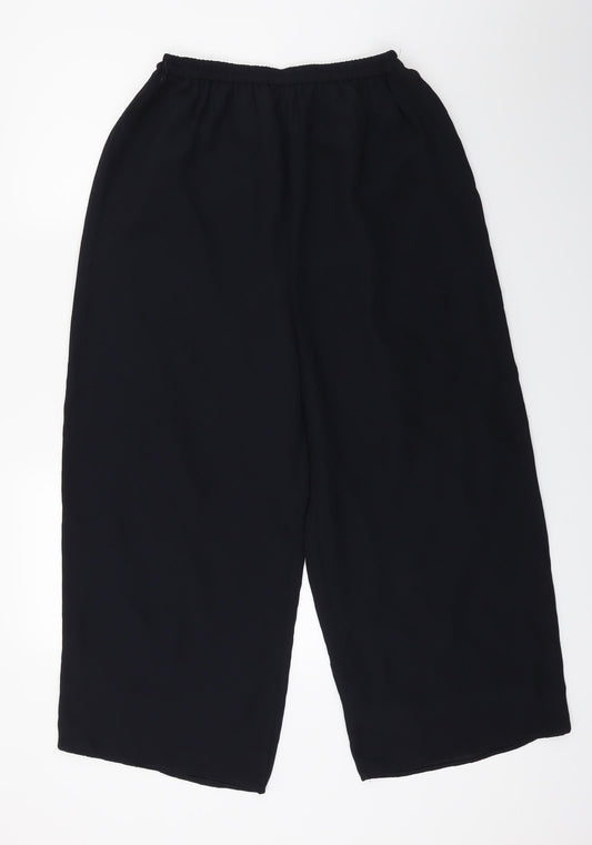 Whispers Womens Black   Capri Trousers Size 14 L23 in