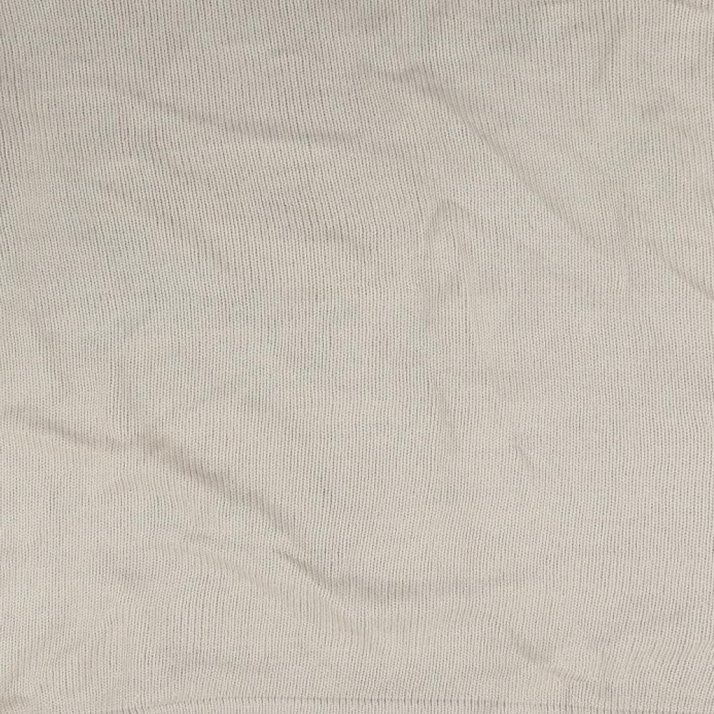 Tnx Mens Beige  Knit Pullover Jumper Size L