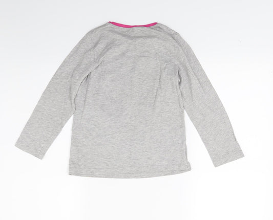 Brando Girls Grey  Jersey Basic T-Shirt Size 7-8 Years  - Littile Mix