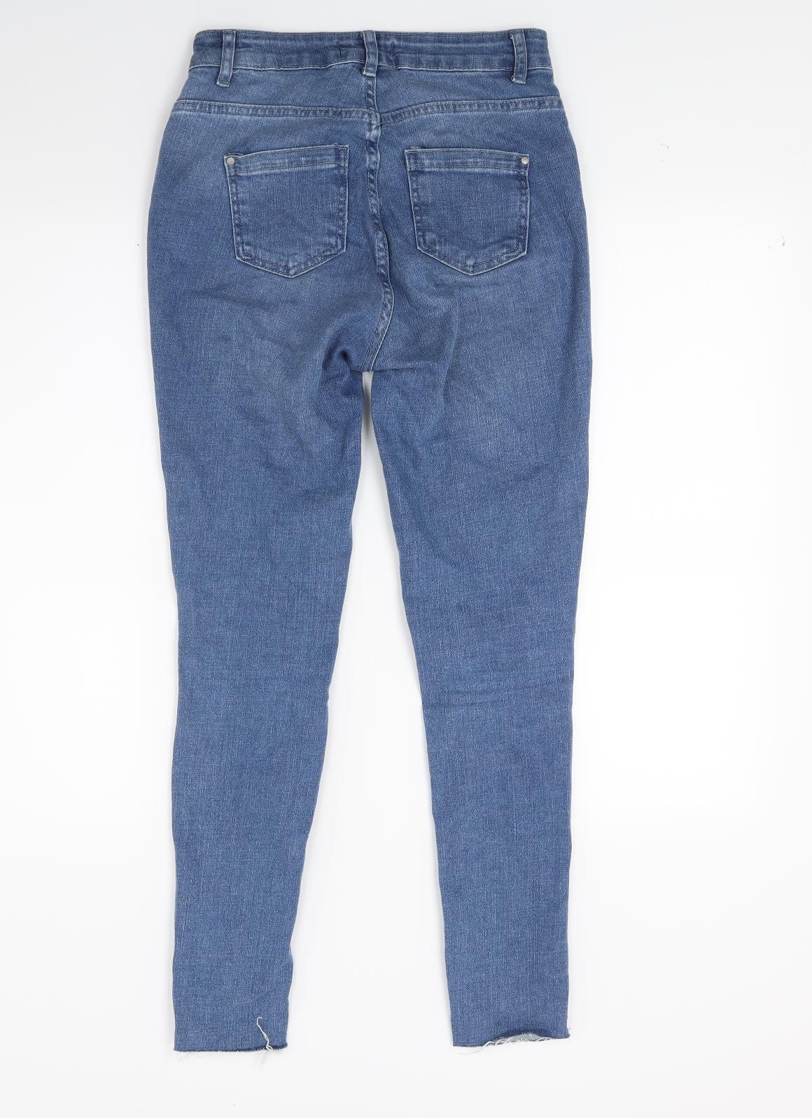 Select Womens Blue  Denim Skinny Jeans Size 8 L25 in