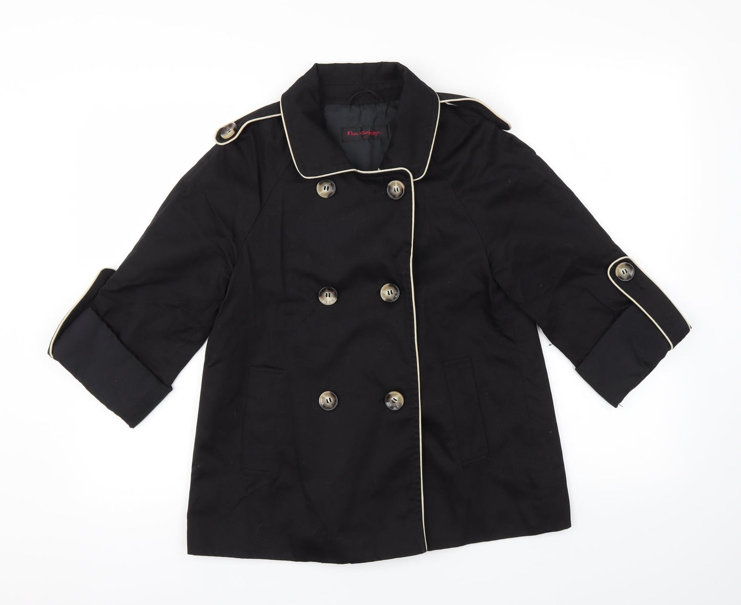 Miss Selfridge Womens Black   Jacket  Size 8