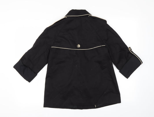 Miss Selfridge Womens Black   Jacket  Size 8