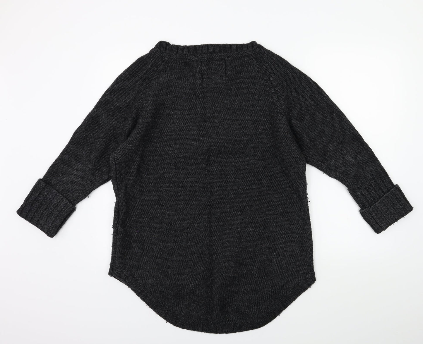 H&M Womens Green  Knit Pullover Jumper Size M