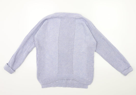 Marks and Spencer Womens Blue  Knit Pullover Jumper Size M