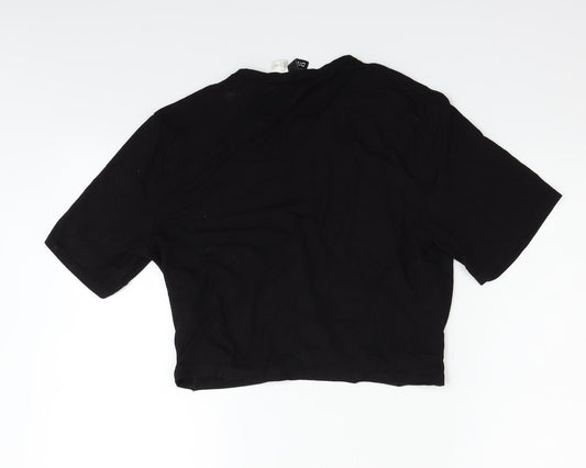 Divided Womens Black   Basic T-Shirt Size L
