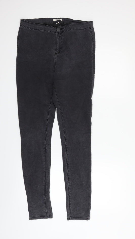 RE Womens Grey   Straight Jeans Size 10 L29 in