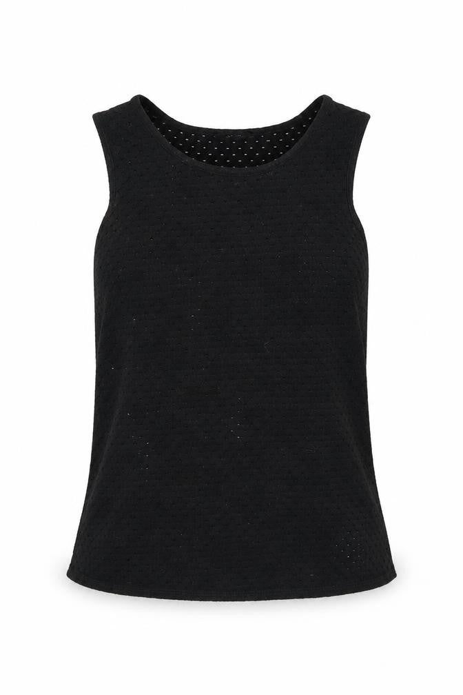 New Look Womens Black   Basic Tank Size 6