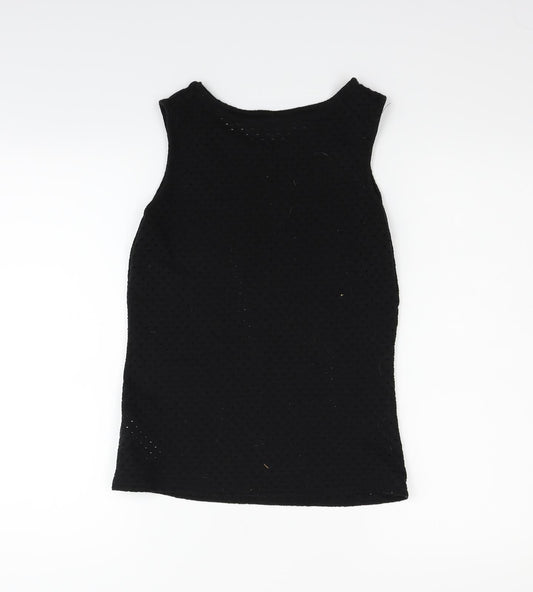 New Look Womens Black   Basic Tank Size 6