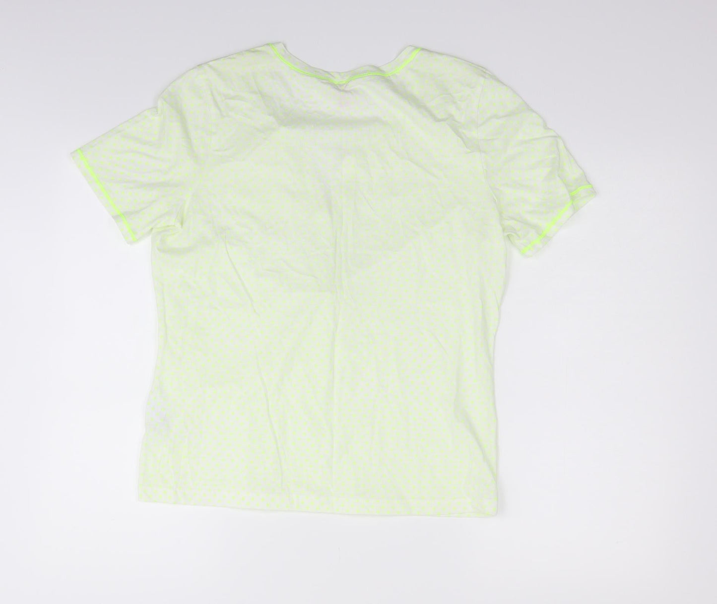 Basler Womens Gold Polka Dot  Basic T-Shirt Size 14