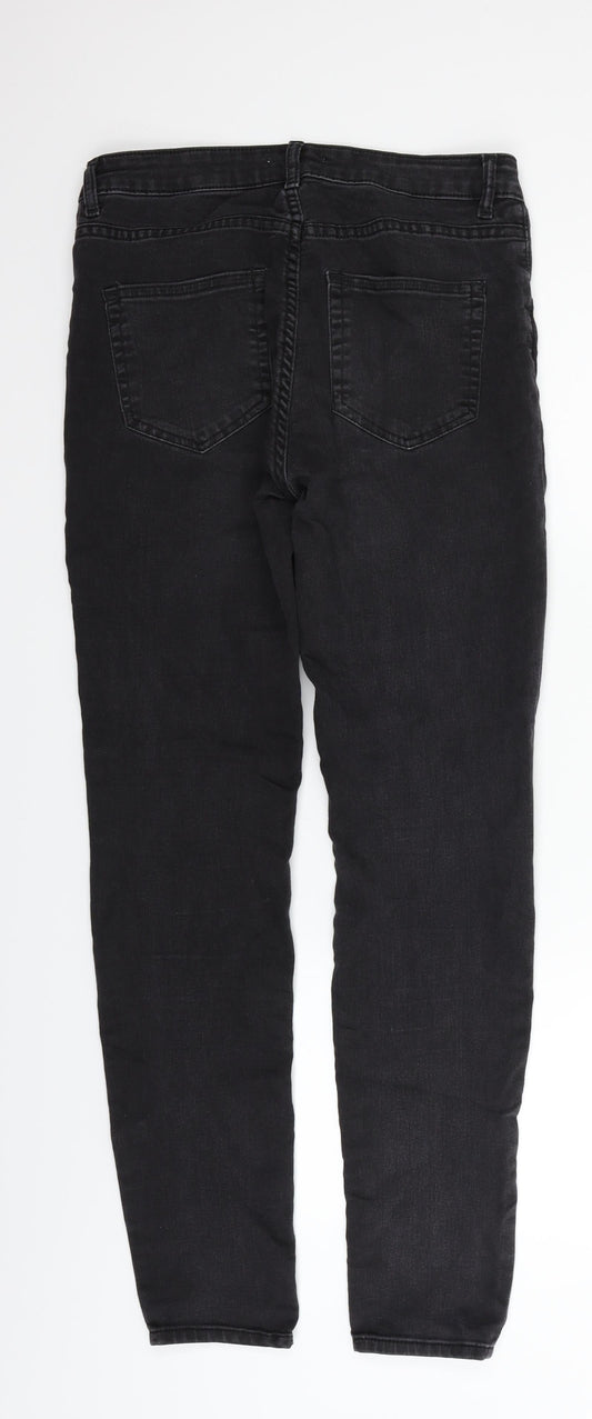H&M Womens Grey   Trousers  Size 10 L27 in