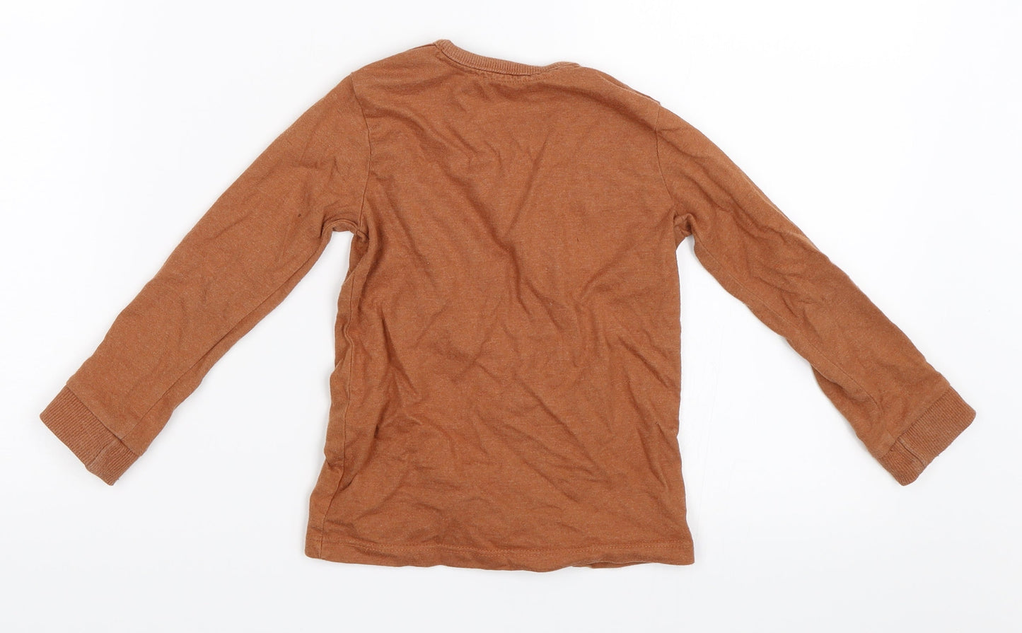 George Boys Brown   Basic T-Shirt Size 18-24 Months
