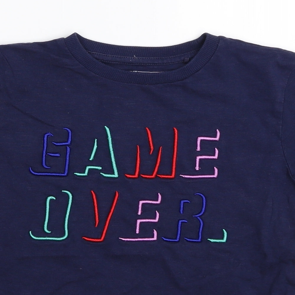 NEXT Boys Blue   Basic T-Shirt Size 5 Years