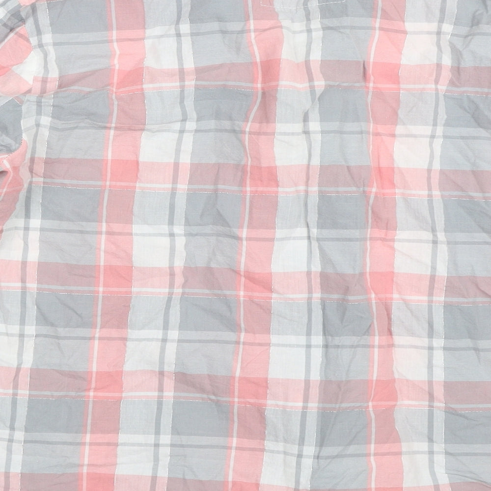 Primark Womens Pink Check  Top Pyjama Top Size 14
