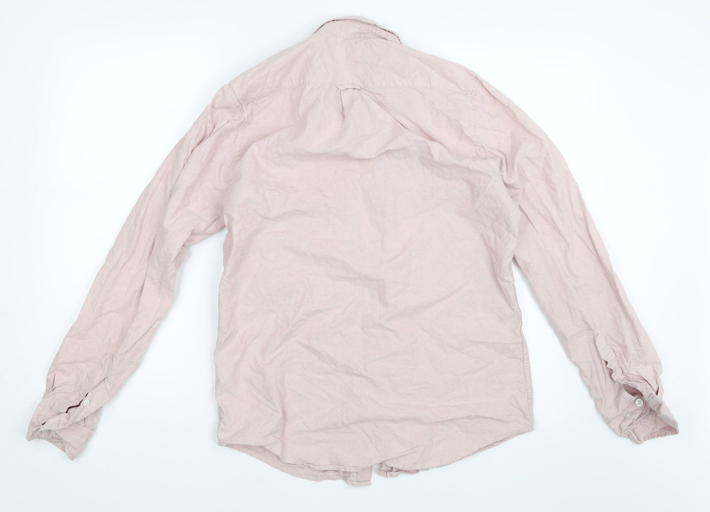 Primark Mens Pink    Button-Up Size M