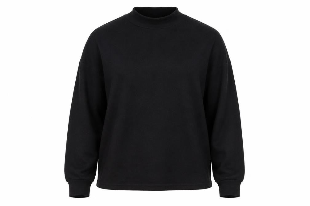 New Look Womens Black  Fleece Pullover Jumper Size M
