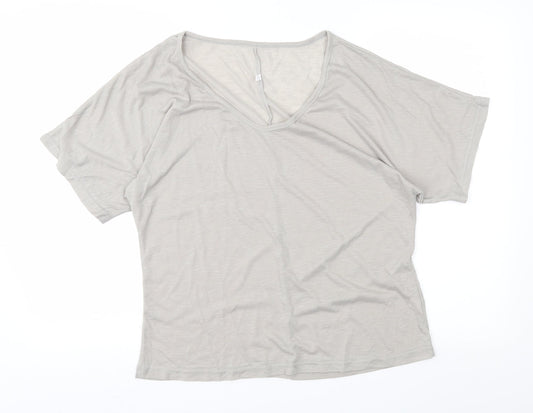 Preworn Womens Grey   Basic T-Shirt Size S