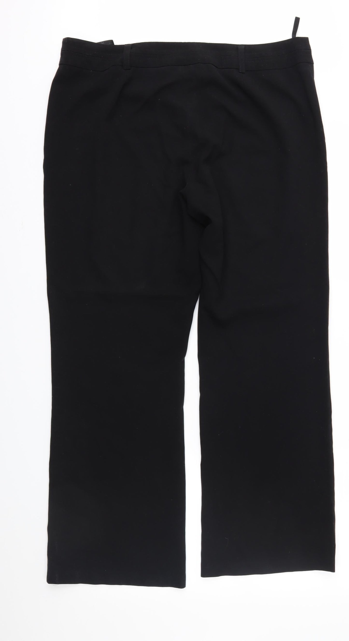 H&M Womens Black   Trousers  Size 16 L28 in