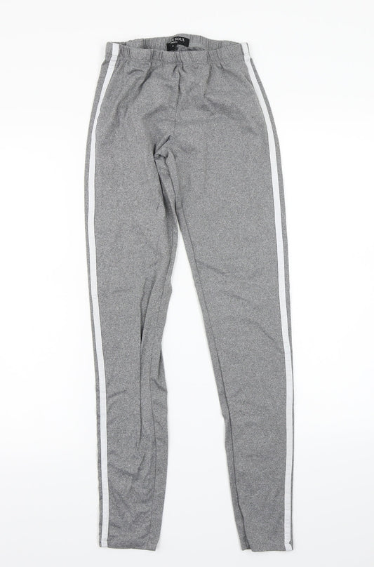 Brave Soul Womens Grey   Jegging Leggings Size S L28 in