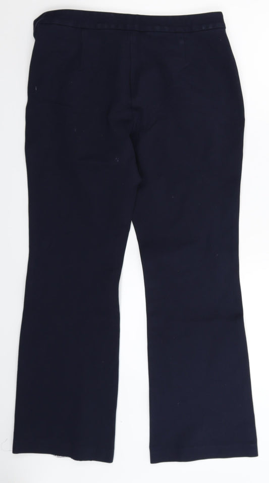 Marks and Spencer Womens Blue   Trousers  Size 12 L27 in