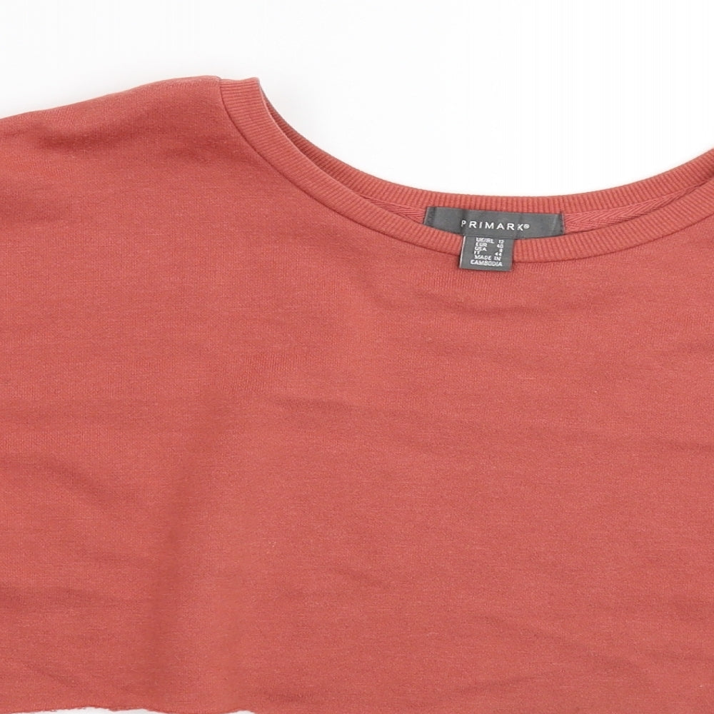 PRETTYLITTLETHING Womens Beige   Pullover Sweatshirt Size 12
