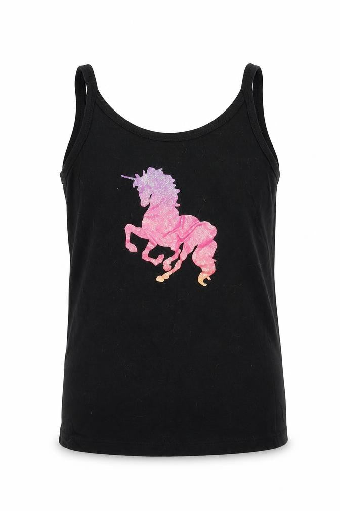 Primark Girls Black   Basic Tank Size 10-11 Years
