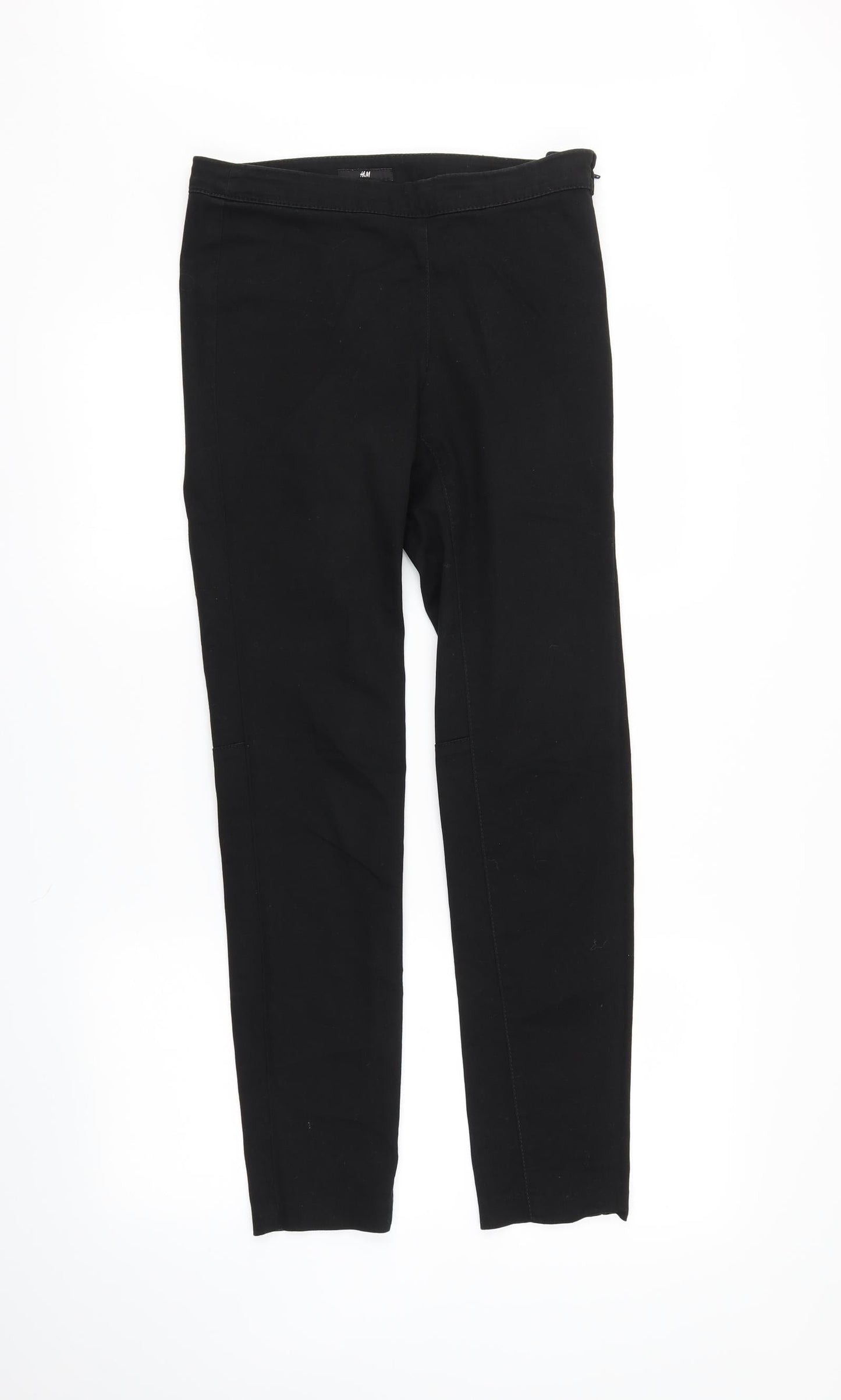 H&M Womens Black  Denim Jegging Jeans Size 6 L28 in