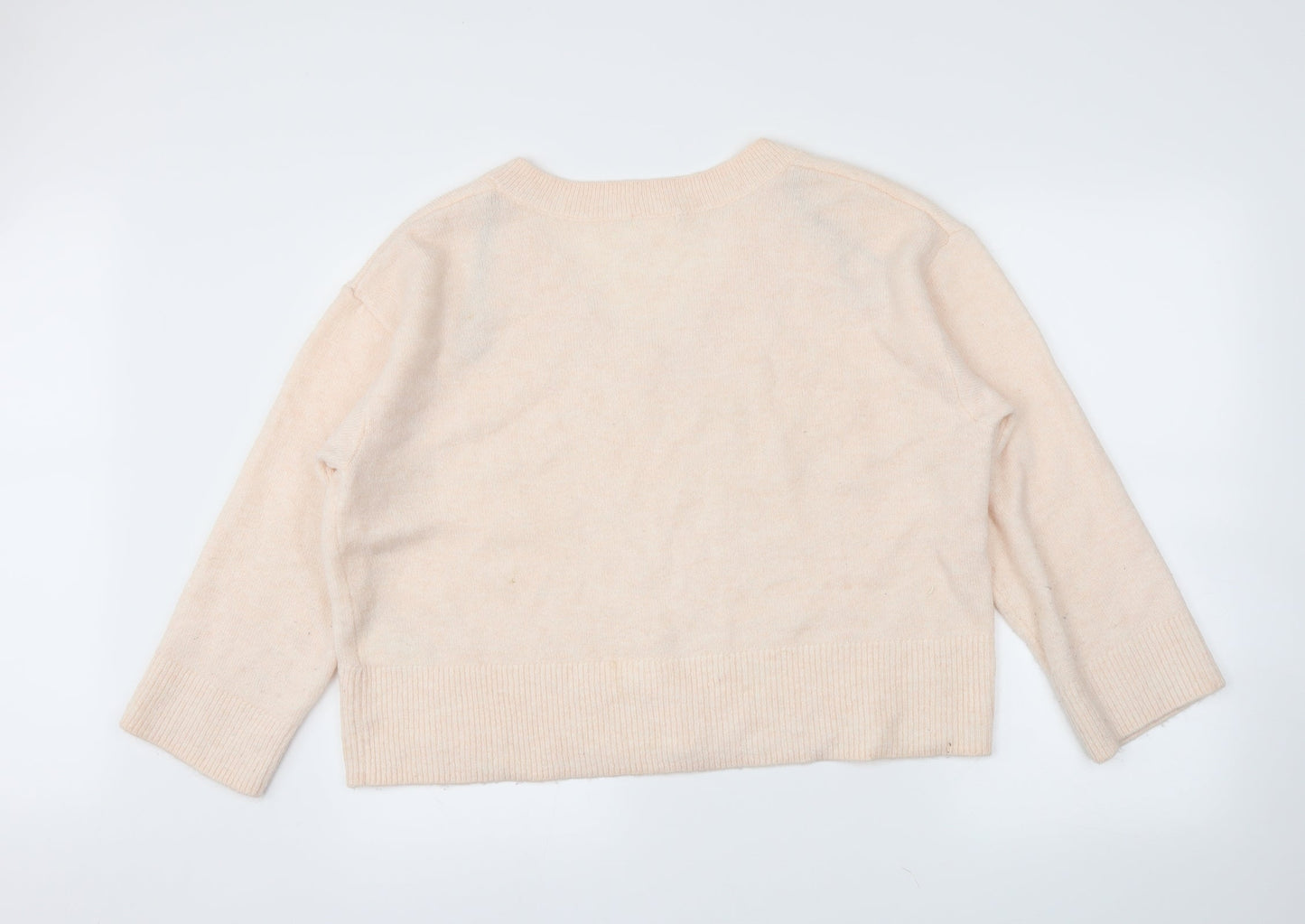 H&M Womens Pink   Pullover Jumper Size M