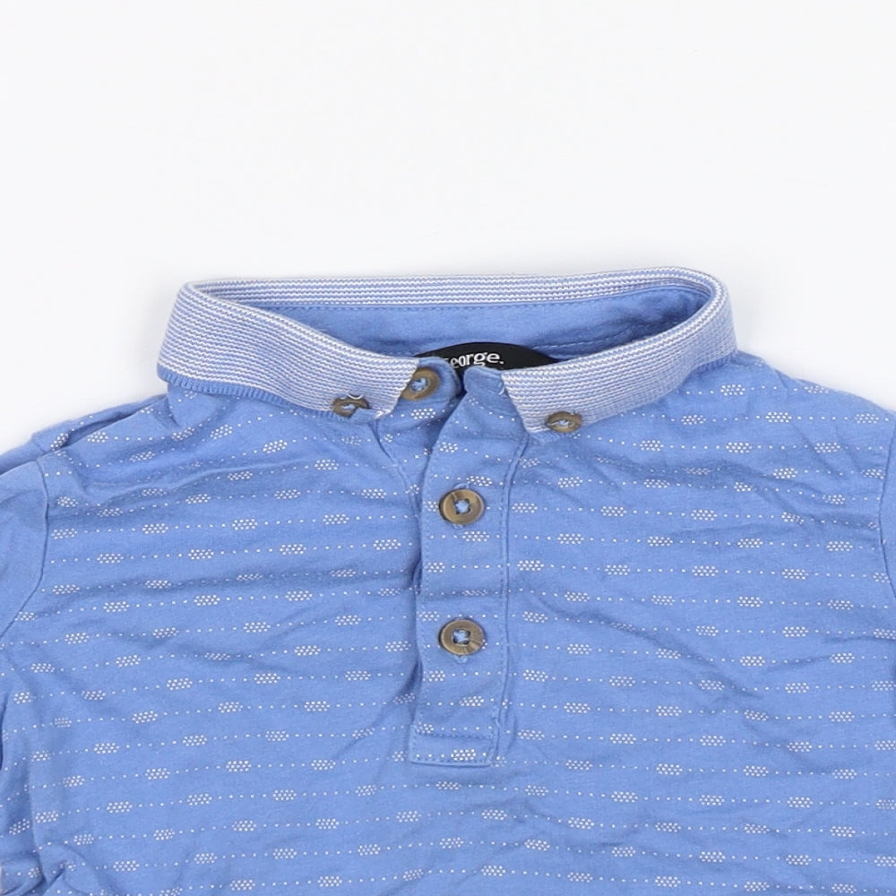 George Baby Blue   Basic Polo Size 18-24 Months