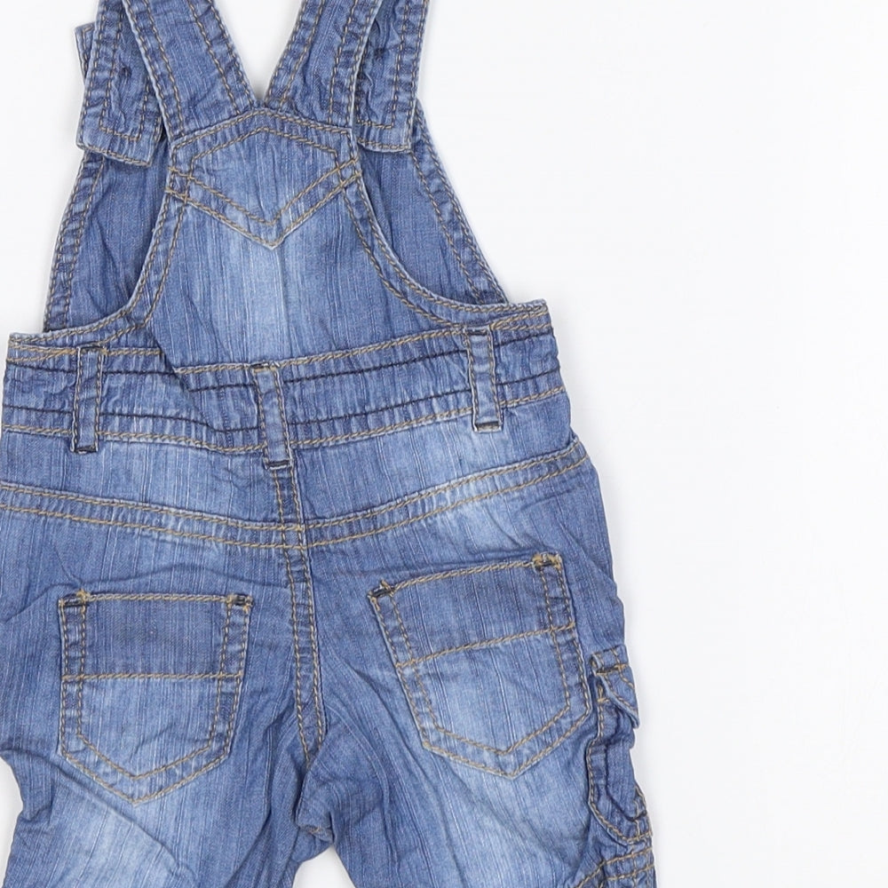 Baby Boutique Baby Blue   Dungaree One-Piece Size 0-3 Months