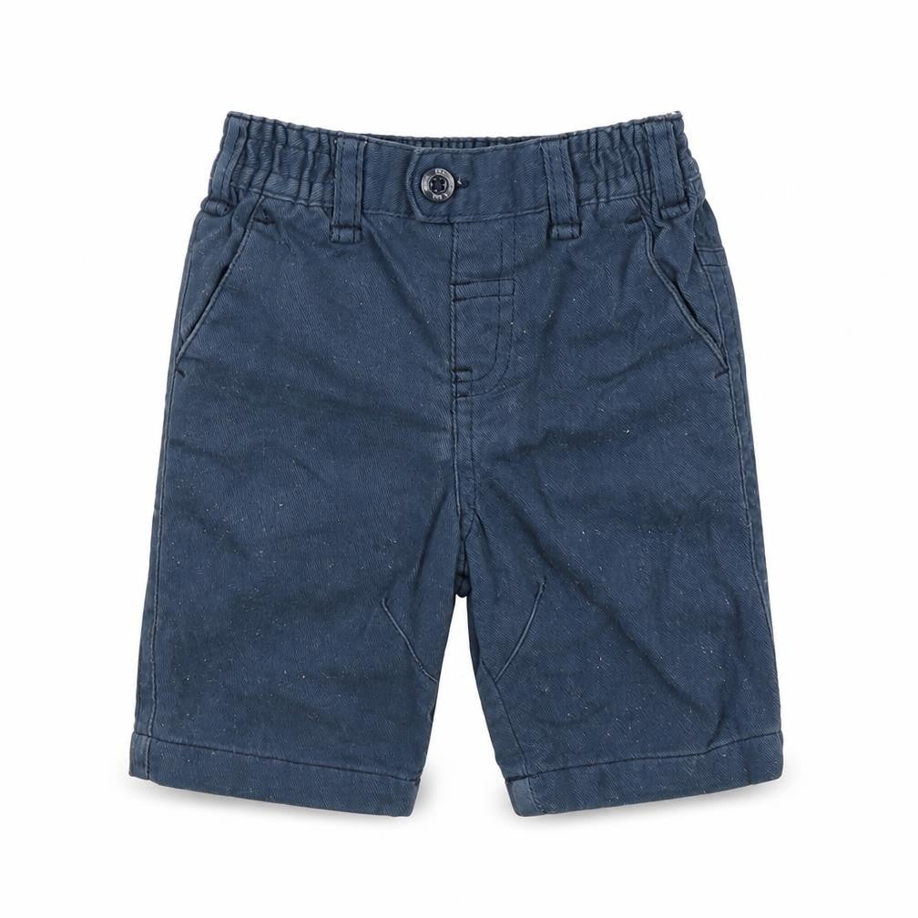 Front view of Cherokee Baby Blue Capri Trousers, size 0-3, Months