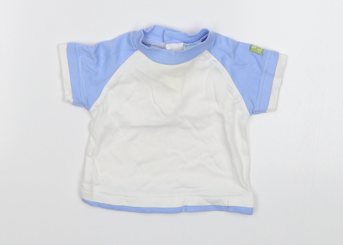 Babytime Baby White   Basic T-Shirt Size 3-6 Months