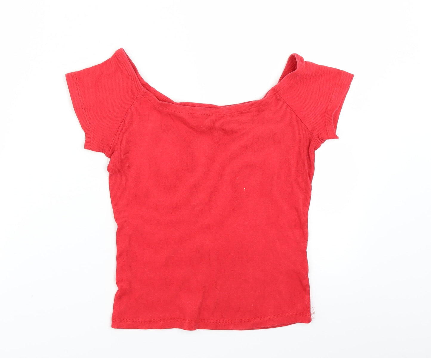 Select Womens Red   Basic T-Shirt Size 10