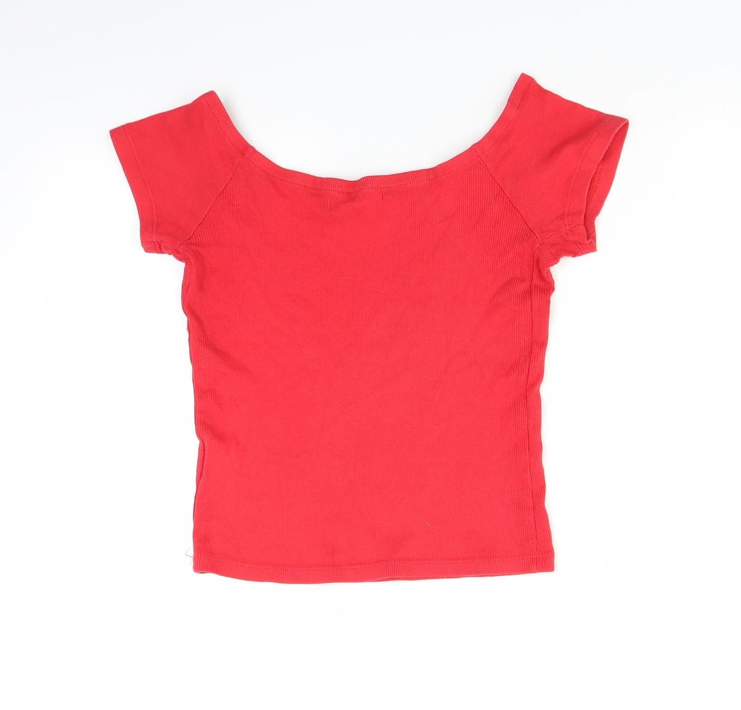 Select Womens Red   Basic T-Shirt Size 10