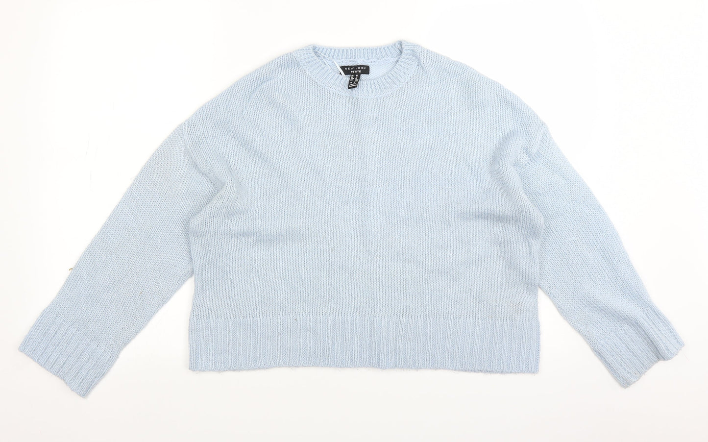 New Look Womens Blue  Knit Pullover Jumper Size M