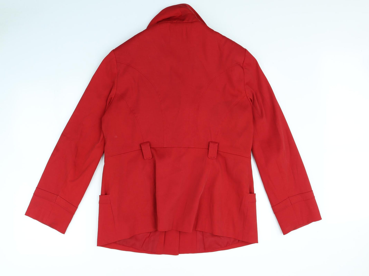 BHS Womens Red   Overcoat Coat Size 16