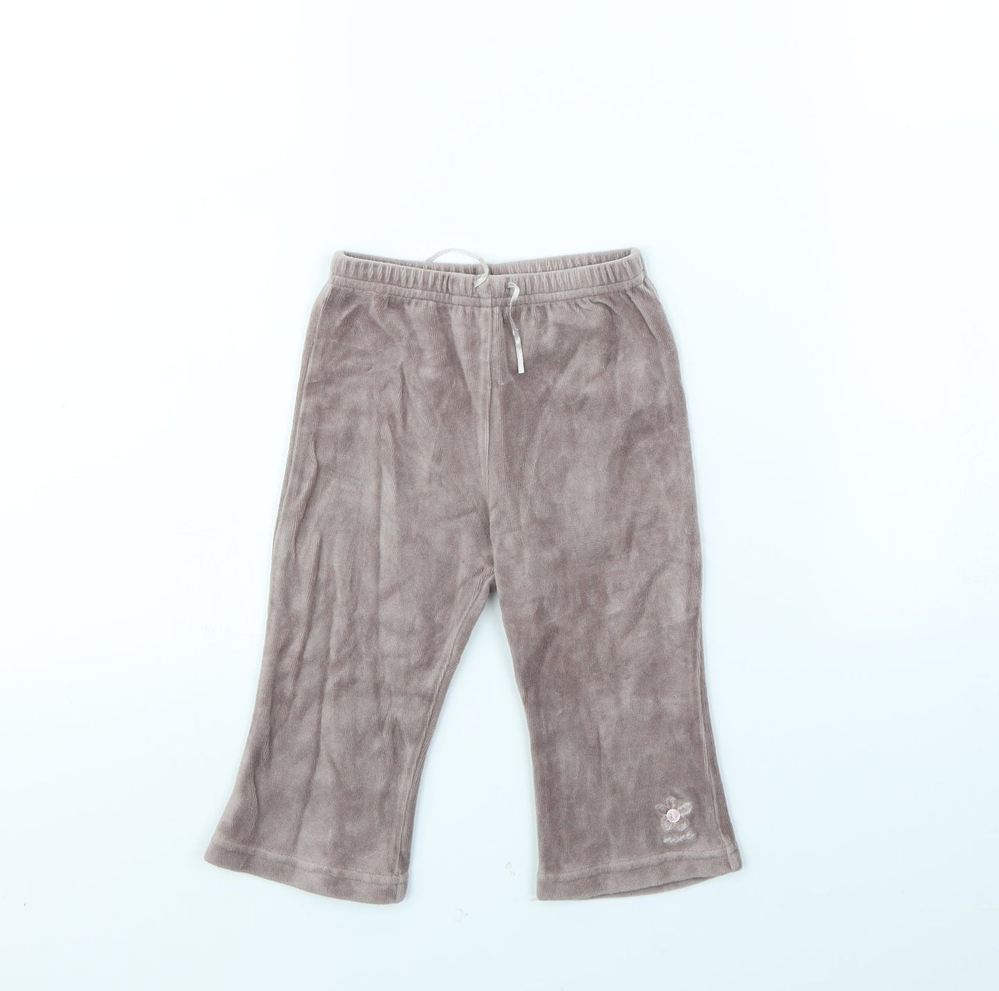 NEXT Girls Brown   Jogger Trousers Size 0-3 Months