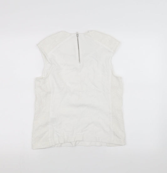 Warehouse Womens White   Basic Tank Size M