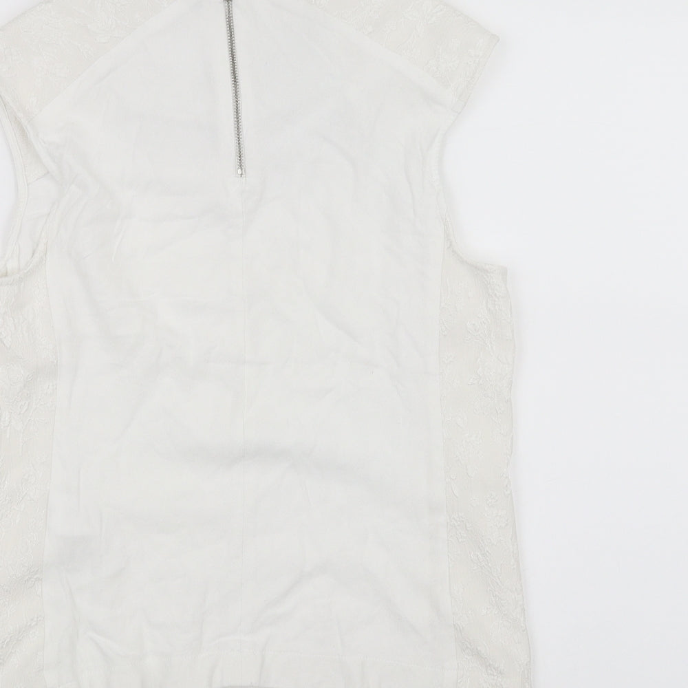 Warehouse Womens White   Basic Tank Size M