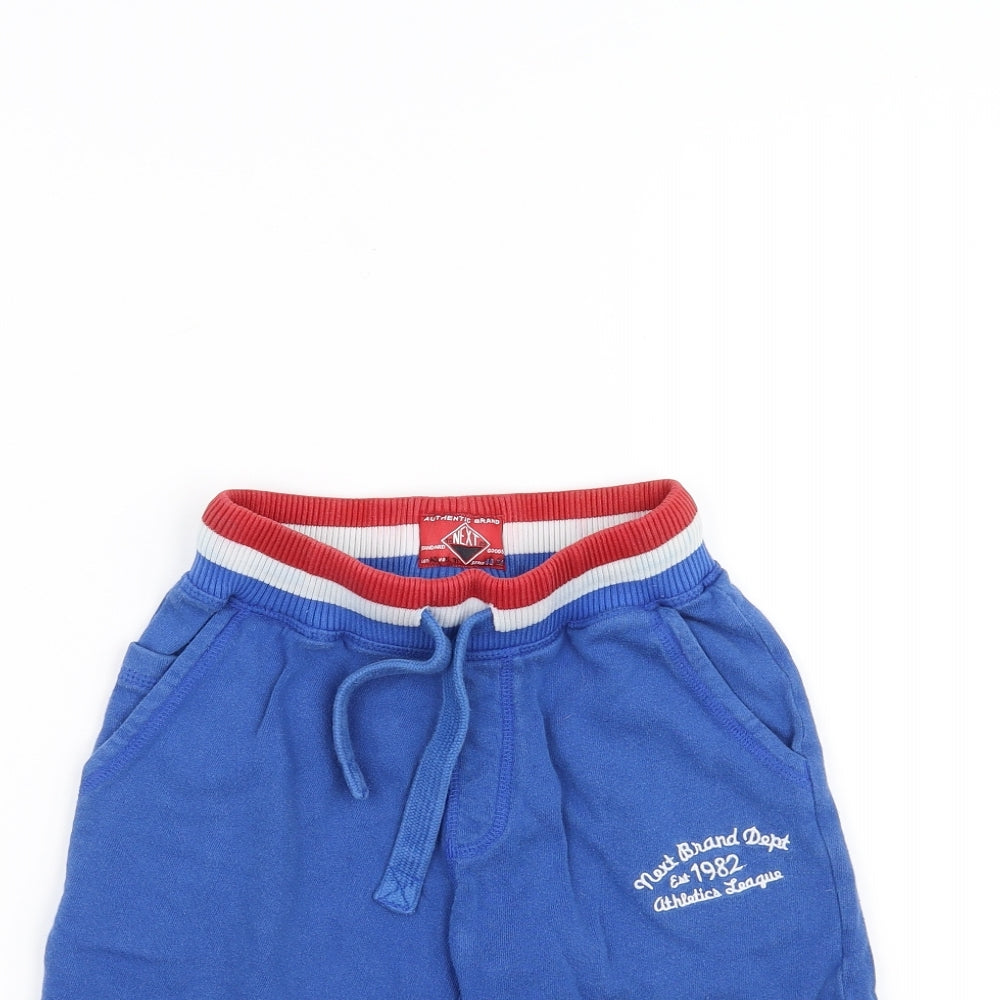 NEXT Boys Blue   Sweat Shorts Size 6 Years