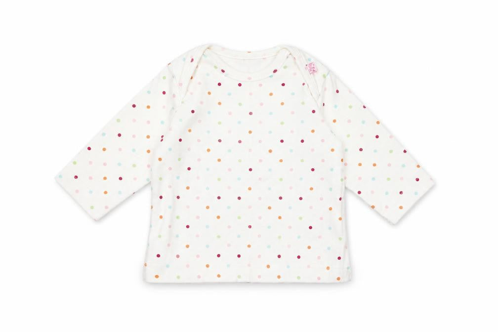 Marks and Spencer Baby White Polka Dot  Pullover Jumper Size 0-3 Months