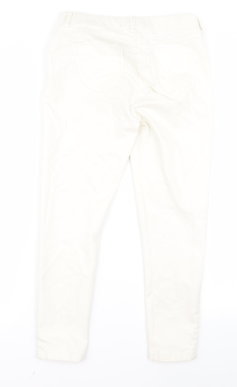 Dorothy Perkins Womens White   Trousers  Size 8 L21 in
