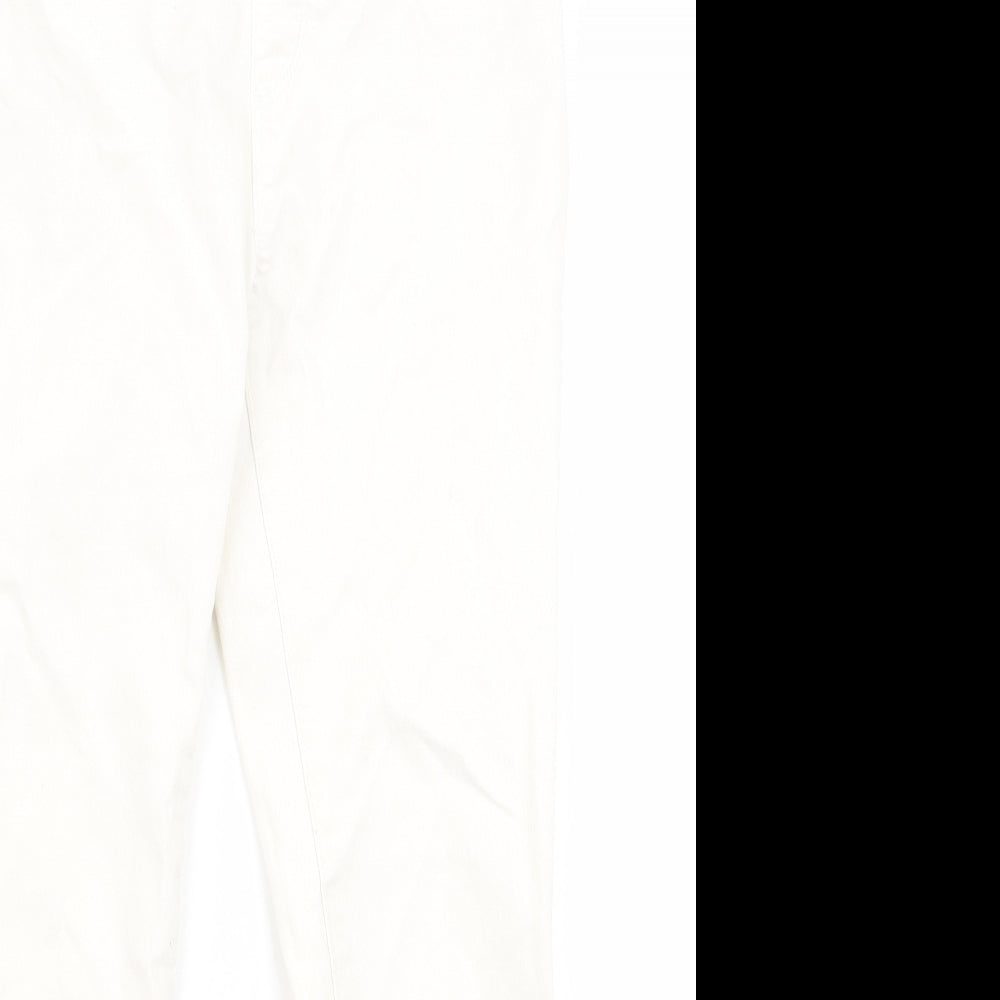 Dorothy Perkins Womens White   Trousers  Size 8 L21 in