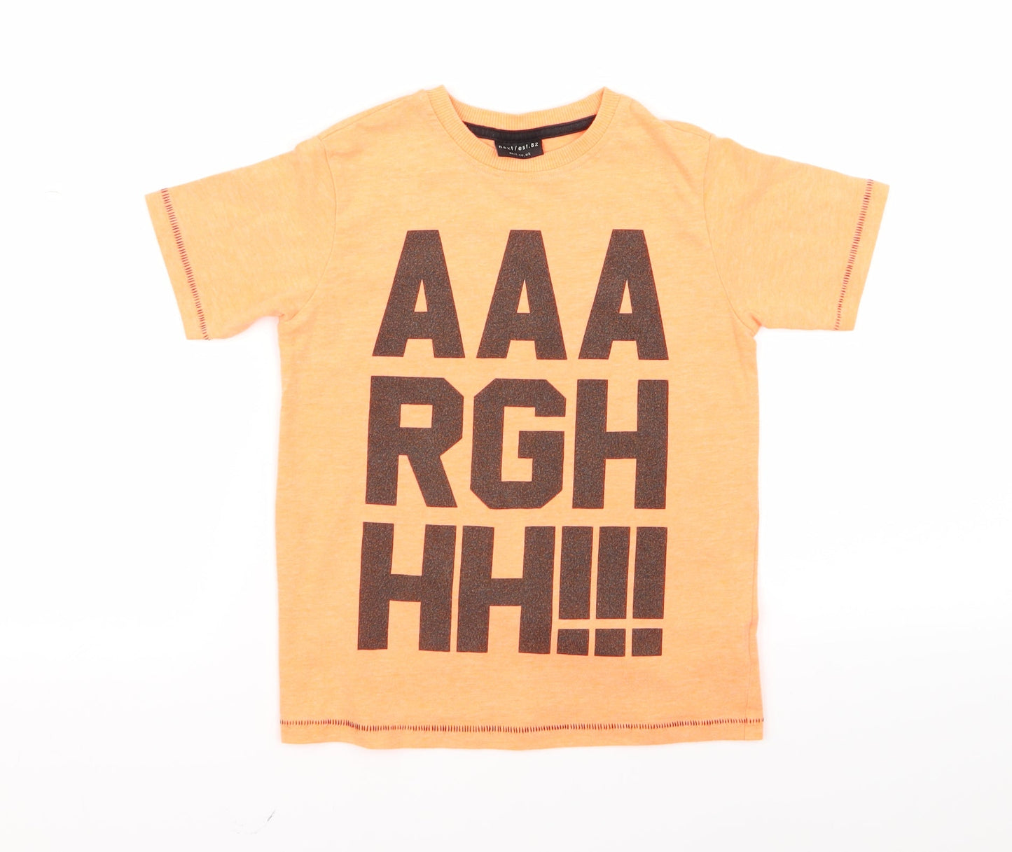 NEXT Boys Orange   Basic T-Shirt Size 6 Years