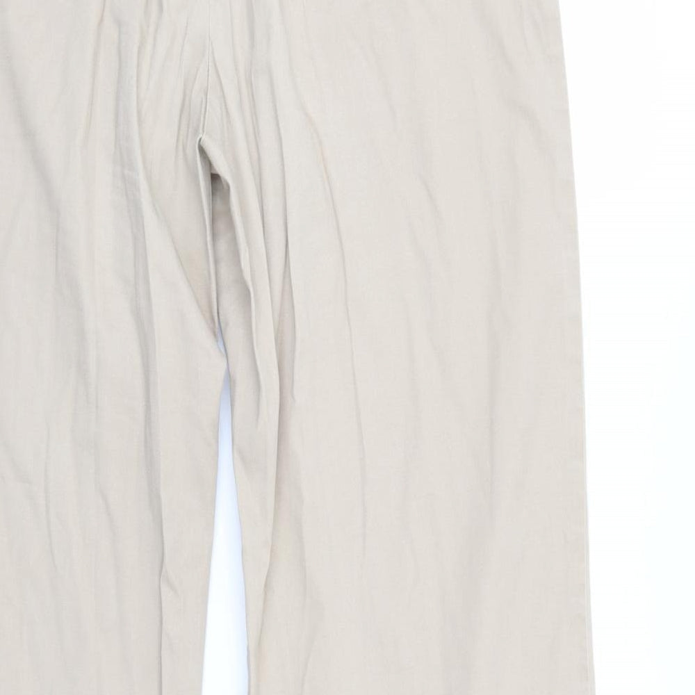 Klass Womens Beige   Trousers  Size 16 L28 in