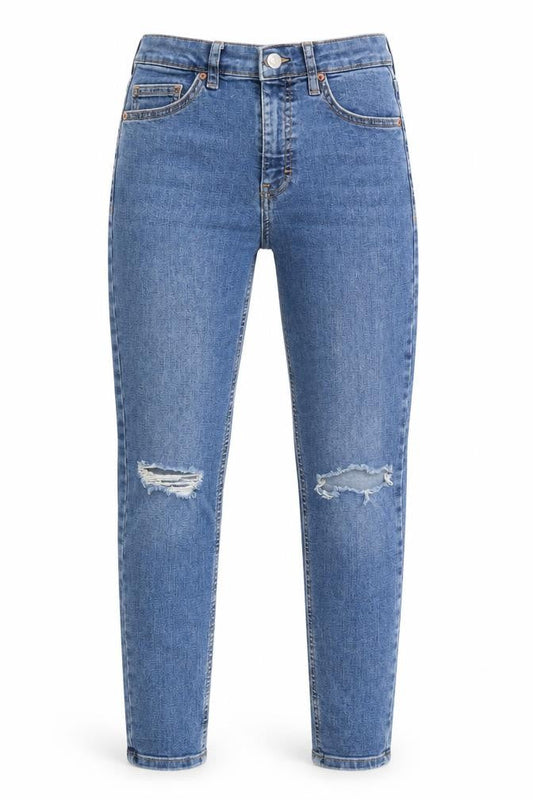 Preworn Mens Blue  Denim Straight Jeans Size 26 L30 in