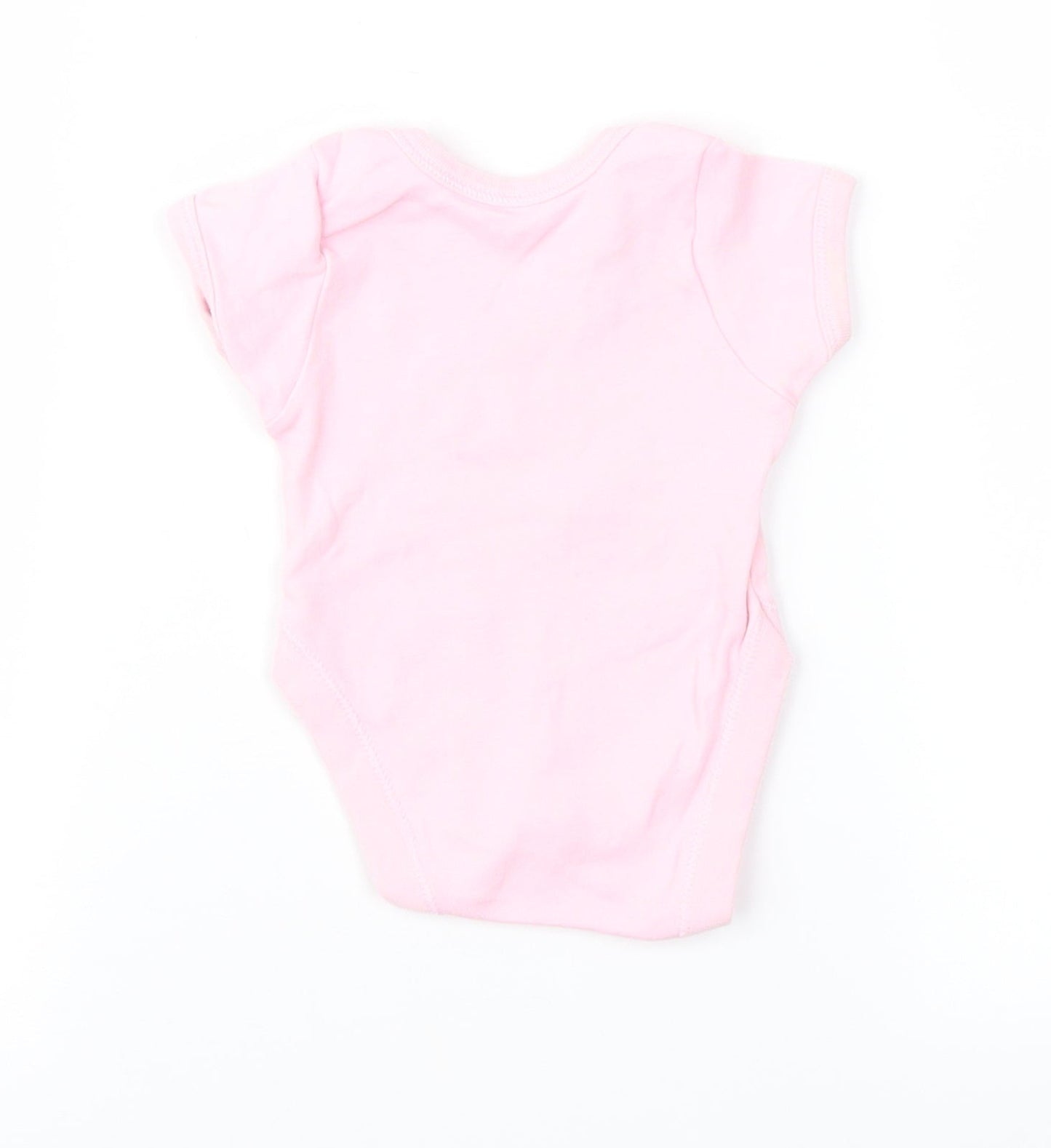 Preworn Girls Pink   Basic T-Shirt Size Newborn