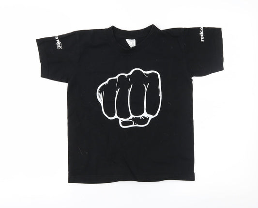 B&C Girls Black   Basic T-Shirt Size 7-8 Years
